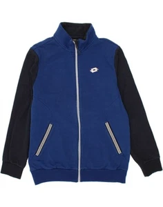 LOTTO Mens Tracksuit Top Jacket XL Blue Colourblock BW09 - Picture 1 of 3