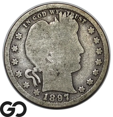 1897 Barber Quarter - Image 1 of 3