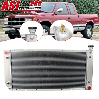 Fits 94-99 Chevy GMC C/K 1500 2500 3500 V8 5.7/7.4L 3Row Radiator USA - Image 1 of 4