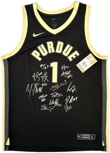MAGLIA BASKET NIKE 2025-26 SQUADRA PURDUE FIRMATA BRADEN SMITH MATT PAINTING - Foto 1 di 4