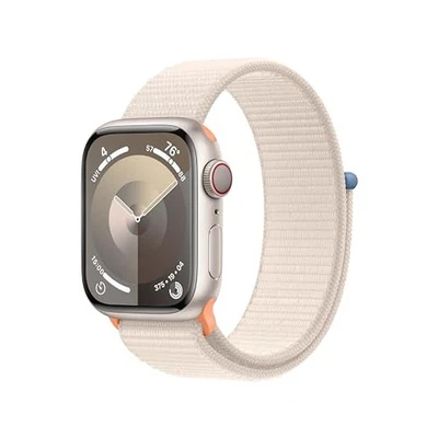 Apple Watch Series9 GPS+Cell 41mm Aluminum Case Starlight Sport Loop Starlight - Image 1 of 4
