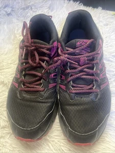 Asics Trail Scout 2 donna taglia 11 US nero/rosa 10 12B039 - Foto 1 di 6