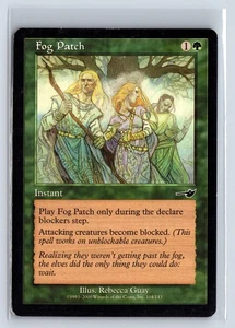 (2x) FOG PATCH – MTG Magic the Gathering Card – Nemesis – Common - Picture 1 of 6