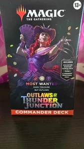 Most Wanted Commander Deck - Outlaws of Thunder Junction - Magic the Gathering - Picture 1 of 1