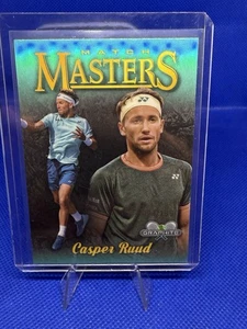 Casper Rudd 2024 Topps Grafito Tenis MM-CR Refractor Match Masters/199 - Imagen 1 de 3
