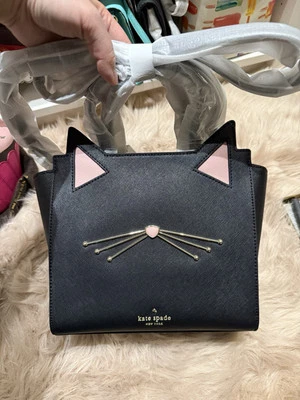 Bolso/brossbody Kate Spade PXRU7047 negro Jazz Things Up pequeño Hayden Cat Foto 1 de 4