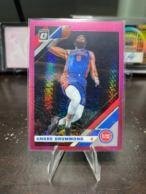 2019-20 Panini Donruss Optic - Andre Drummond #146 Pink Hyper Prizm - Image 1 of 2