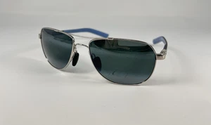 Maui Jim Guardrails MJ327-17 Blue Silver Gray Polarized Sunglasses - Picture 1 of 14