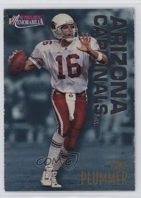 1997 Pro Line II Memorabilia Signature Series Jake Plummer #MEM1 Rookie RC - Image 1 of 2
