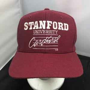Vintage The Signature Stanford University Cardinal Snapback Hat NCAA - Picture 1 of 9
