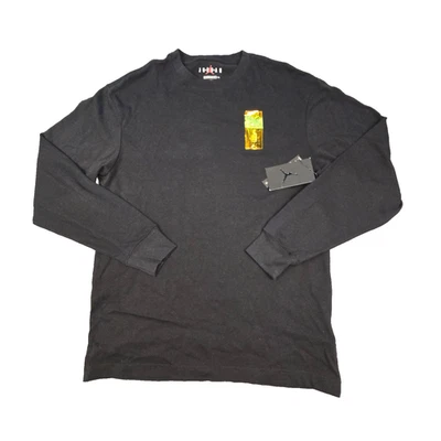 Jordan Shirt Mens SMALL Black 23 Engineered Long Sleeve cotton winter Size S NWT - image 1 of 4