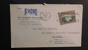 1949 Rhodesia Bulawayo to Mazabuka African Education Department - Picture 1 of 2