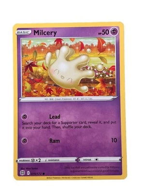 New: 2022 Pokémon TCG Milcery 070 Swsh09: Brilliant Stars Regular Common - Image 1 of 2