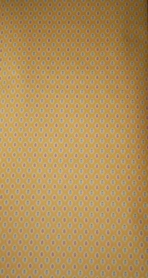 Papel pintado vintage de flores rosas y azules sobre amarillo oscuro de Seabrook KC1678 Foto 1 de 4