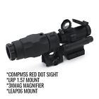 Red Dot Sight M5S avec unité loupe 3XMAG et montures FTC AIM haute optique