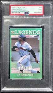 1996 S.I. For Kids WILLIE MAYS Legends Collection #52 PSA 9 MT POP 1/1 None High - Picture 1 of 2