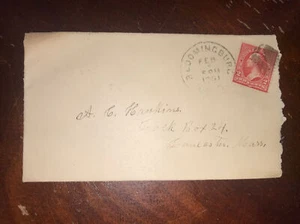 1901 Bloomingburg Ohio (Small Town) Fayette County To Lancaster Mass. - Picture 1 of 3
