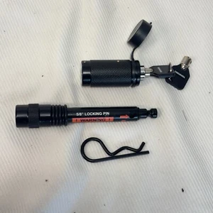 Trailer Hitch Lock Pin Set 5/8" Extra Long 2" and 2.5" Receiver - Class III,IV,V - Picture 1 of 10