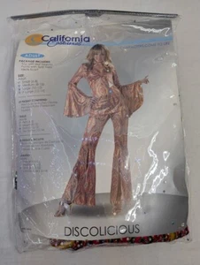 California Costumes disco queen costume multicolor size large 10/12 F9 - Picture 1 of 6