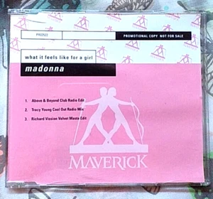 CD Madonna Single / Promo What it feels like for a girl/ Maverick - Imagen 1 de 2