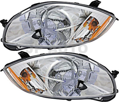 For 2008-2012 Mitsubishi Eclipse Coupe Headlight Halogen Set Pair Foto 1 de 4