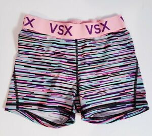 Victoria's Secret Blue/Purple VSX Spandex Sport Compression Shorts! S/P