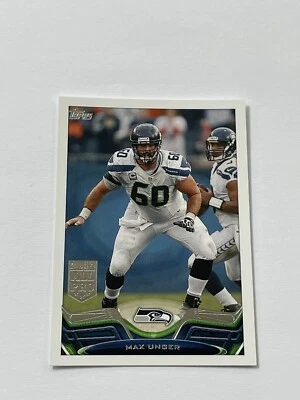 2013 Topps Mini Football #103 - Max Unger - Seattle Seahawks - Image 1 of 2