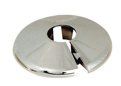 Heizkörperrohrhalsbänder weiß oder chrom Kunststoffabdeckungen 10 mm, 15 mm, 22 mm - Bild 1 von 2