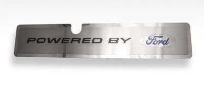 Placa de cubierta del radiador "Powered by Ford" fibra de carbono negra - Mustang GT 2015-2017 Foto 1 de 4