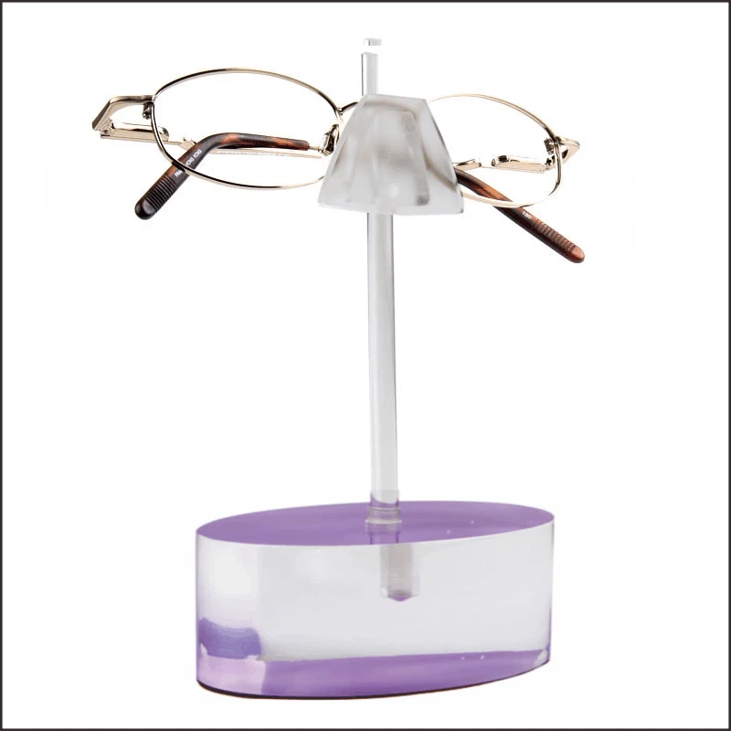 Optical Display - d4.PUR - Single Oval Eyewear Display in Purple - Image 1 of 1