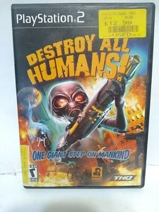 Destroy All Humans Greatest Hits Sony Playstation 2 PS2 UFO Flying Shoot Humans - Picture 1 of 3