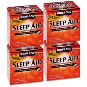 Kirkland Signature Sleep Aid Doxylamine Succinate 25 Mg, 192-Count, Pack of 4 - Picture 1 of 1