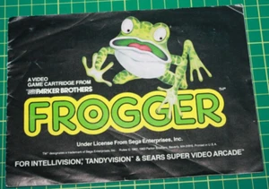 Mattel Intellivision Game Manual: Frogger - Picture 1 of 2