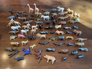 Vintage Kunststoff Tiere Made In Hong Kong - Bild 1 von 7