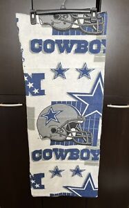 Vintage Dallas Cowboys Blanket 72” X 39”Perfect For Bedding Man Cave Or Backdrop