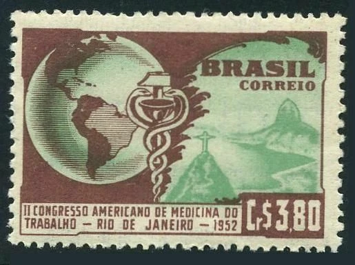 Brazil 733, MNH. Michel 788. 2nd Congress of American Industrial Medicine, 1952. - Image 1 of 1