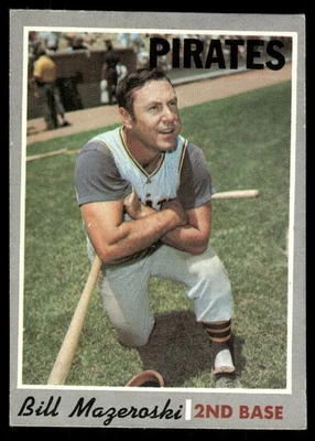 Bill Mazeroski Topps #440 1970 - Bueno Foto 1 de 2