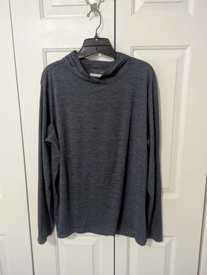 Patagonia 男式 Capilene Cool Daily 连帽衫套衫 L 码灰色 — 第 1/4 张图片