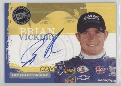 2005 Press Pass Auto Brian Vickers - Image 1 of 3