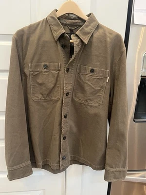 Nova Jaqueta Overshirt Baracuta Lona GD Masculina 42 Verde - Imagem 1 de 4