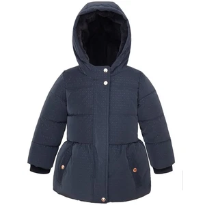 Rokka&Rolla Toddler Girls' Soft Faux Mini-Fur Lined Puffer Jacket Winter Coat - Picture 1 of 16