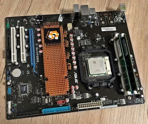 ASUS G-SURF365 AM2+ DDR2 Nvidia nForce 630a ROG Motherboard +CPU+RAM *RARE* - Picture 1 of 18