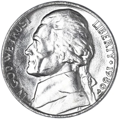 1986 P Jefferson Nickel BU US Coin See Pics V159 - Image 1 of 3