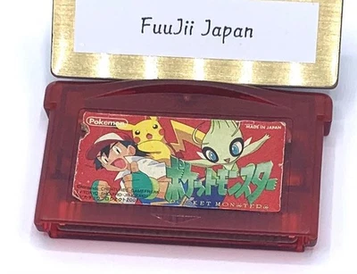 Pokemon Ruby Limited Label ver. Very Rare Nintendo Gameboy Advance GBA Celebi - Image 1 of 4