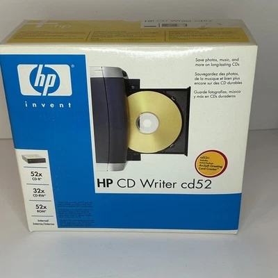 HP CD Writer CD52 CD-R/RW IDE Drive HP Invent New In Box Old Stock - Image 1 of 4