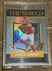 Xavier Worthy RC- THE SHIELD Prizm- 2024 Panini Zenith- Ultra-rare SSP !!!!! - Picture 1 of 2