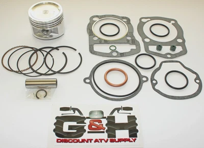 Стандартный комплект поршней 65 мм + комплект прокладок верхнего конца двигателя: 1984 Honda TRX 200 Fourtrax - Изображение 1 из 4