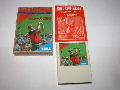 Masters Golf Sega Mark III Master System SMS Japan import +Box Manual US Seller - Image 1 of 4