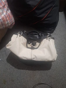 Ladies Karen Millen Black And White Leather Monochrome - Picture 1 of 5