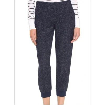 Club Monaco Briton Tweed Jogger Pants Navy Blue Speckle Wool Silk NWT 2 - Image 1 of 4